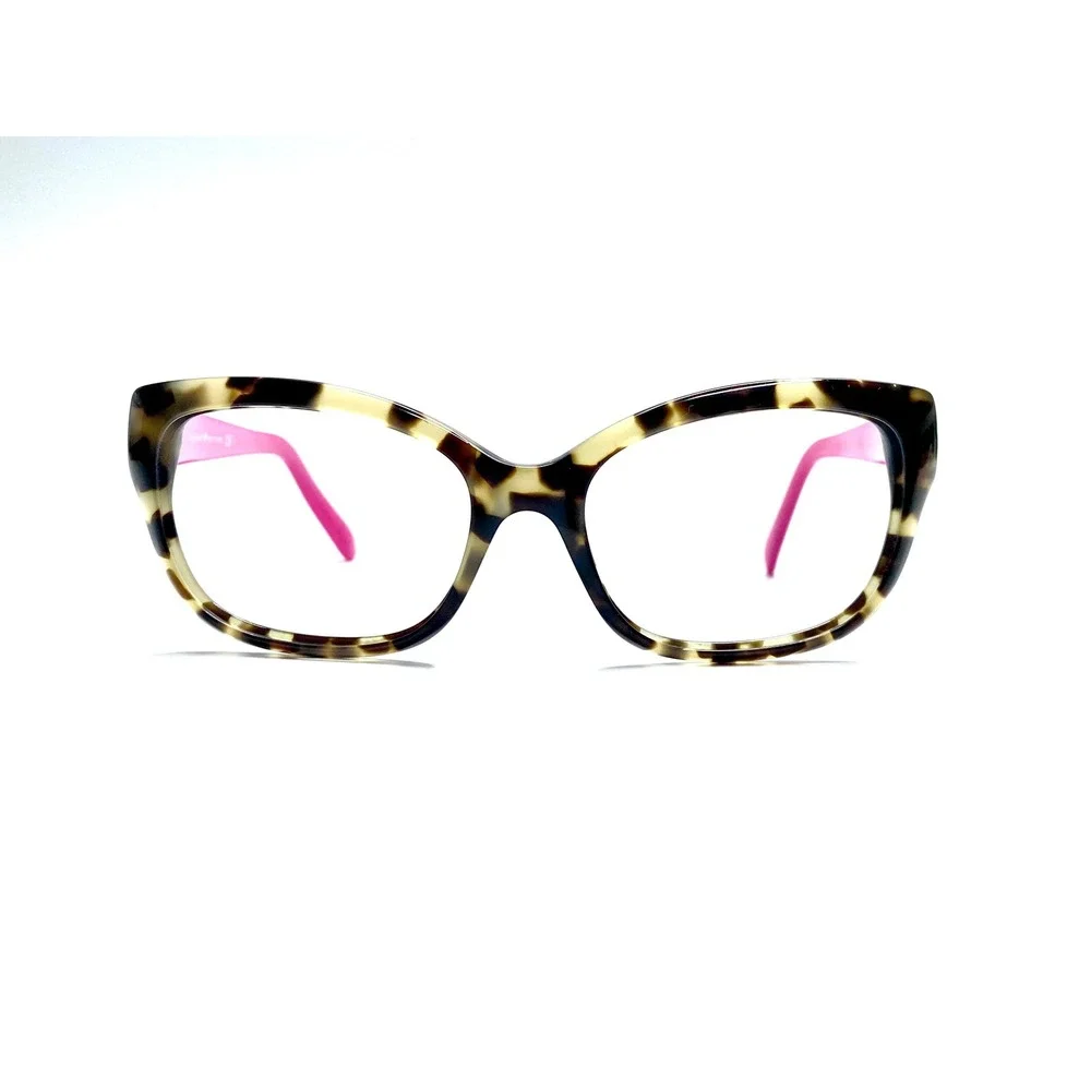 New Kate Spade Johanna/S Brown Tortoise Pink Cat Eye Eyeglasses  53-17-135 Y6